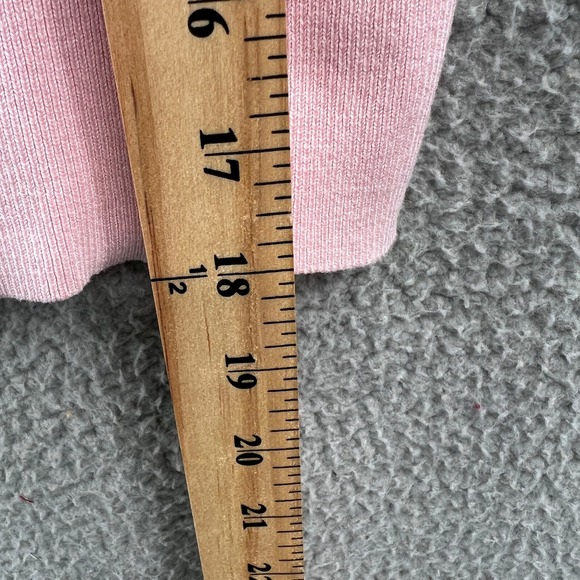 Zara Womens Ribbed Turtleneck Crop Sweater S Pink Fitted Balletcore Clean Girl - Picture 6 of 7